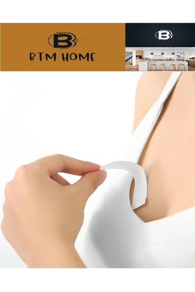 btmhome Vücut Ve Kıyafet Için Çift Taraflı Sabitleme Dekolte Abiye Gelinlik Elbise Sütyen Bantı - 3