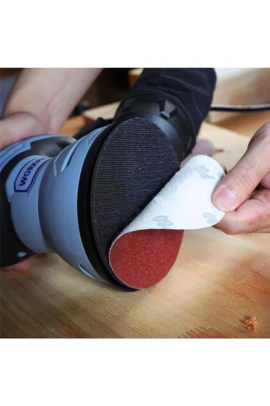 AKBELLİ GROUP RTRMAX 1 PAKET(10 Adet) Cırt Zımpara 180 Mm Spiral Avuç Taşlama Matkap Uyumlu (100 KUM) - Resim 4