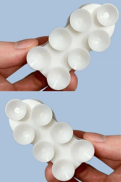 btmhome Vantuzlu Silikon Duş Başlığı - Banyo Başlığı Askı Tutucu - 2