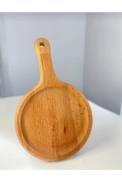 btmhome Ahşap Pizza Sunum Tepsi Servis - 3