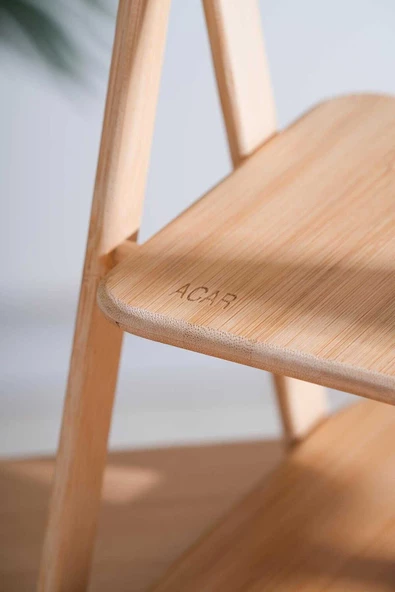 btmhome Bambu 2 Katlı Sunumluk - Kurabiyelik - Kahvaltılık - 2