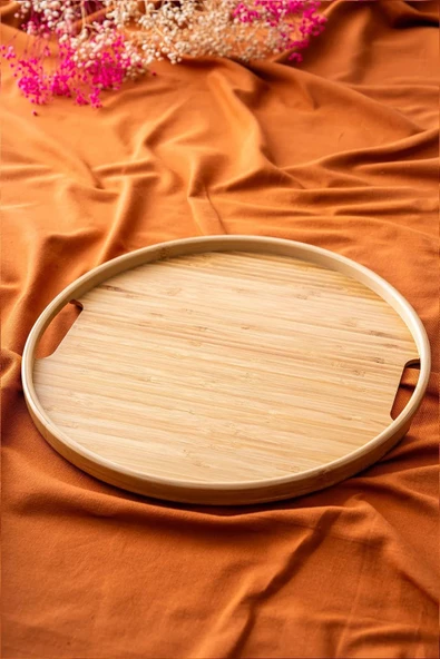 btmhome Bambu 35 cm Sunum Tepsisi