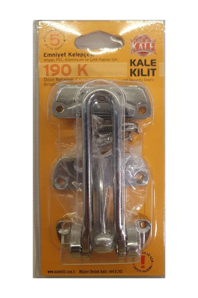 Kale Kilit KALE K190/K EMNİYET KELEPÇESİ KROM - 4