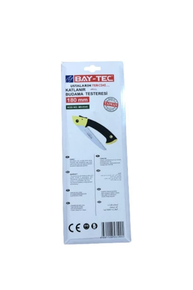 Baytec Katlanır Budama Testeresi 180 Mm - 2