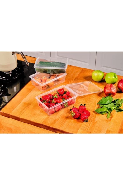 btmhome Saklama Kabı 10 Adet Kendinden Kapaklı Kilitli,Dondurucu,Gıdaya Uygun Set - 2