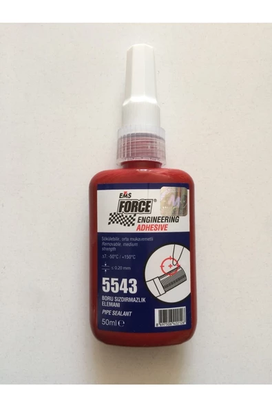 Ems Force Boru Sızdırmaz Sıvı Teflon 50ml Boru Sıvı Conta 5543