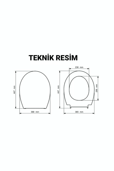 Visam Leylak Yavaş Kapanan Klozet Kapağı Alttan Sıkmalı 529-001 Plastik Menteşe Beyaz - 4