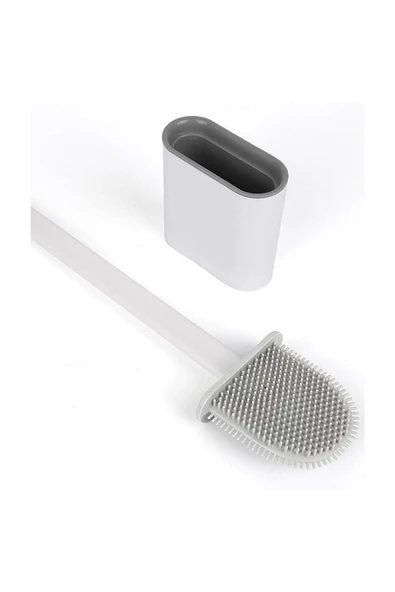 Btm Home Silikon Banyo Tuvalet Klozet Temizleme Fırçası Ve Tutucu - 2