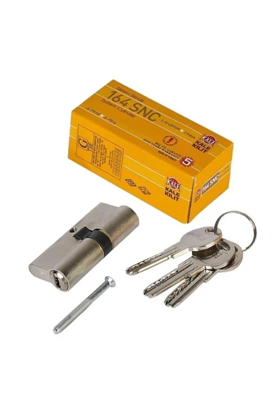 Kale Kilit Kale Çelik Kapı Kilidi 164 Snc Bilyalı Barel Sistem Barel Kapı Göbeği Saten - Resim 5