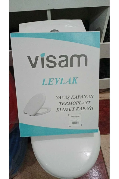 Visam LEYLAK YAVAŞ KAPANAN TERMOPLAST KLOZET KAPAĞI