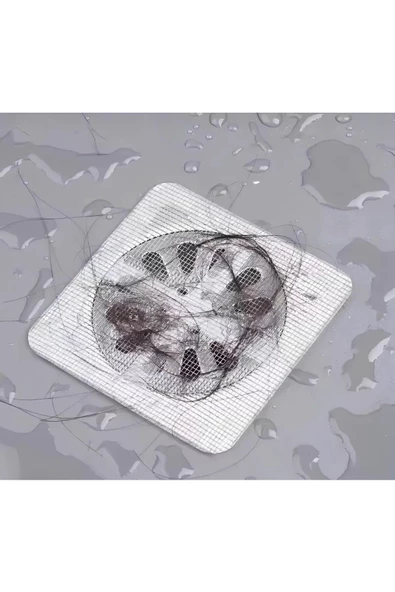 Btm Home 10 Adet Banyo Gider Süzgeci Saç Yakalayıcı Süzgeç Banyo Duş Gider Tıkanık Önleyici Süzgeç - 2