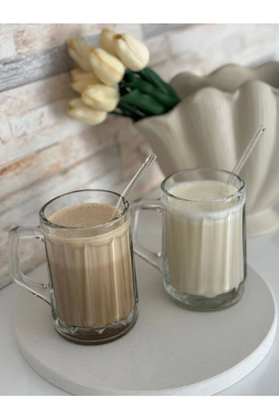 btmhome Isıya Dayanıklı Pipetli Renkli ve Kapaklı Bardak 1 Adet - 3