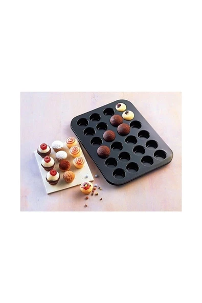 Btm Home Lezzetin Sınırlarını Zorlayın: 24'lü Muffin Kek Kalıbı Tepsisi - 3