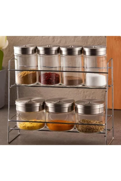 btmhome 8 Parça Baharalık Takımı Standlı