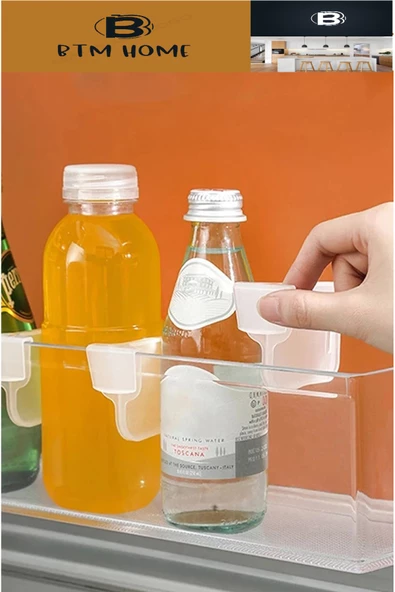 btmhome 40 Adet Buzdolabı Raf Düzenleyici - Çok Amaçlı Dolap İçi Ayırıcı - 5