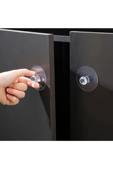 btmhome Kendinden Yapışkanlı Çekmece, Kapı, Dolap, Kapı Düğmesi Çok Amaçlı 3 Adet - 3