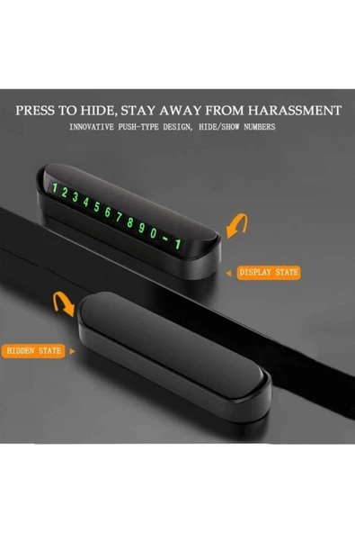 WOZLO Fosforlu Lux Araç Numaratörü - 3