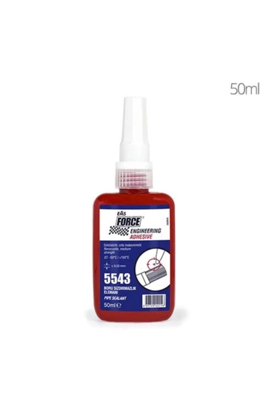 EMS FORCE 5543 Boru Dişi Sızdırmazlık Elemanı Sıvı Teflon 50 Ml