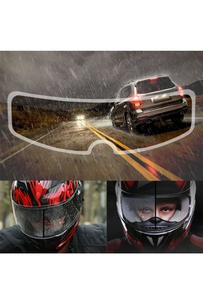 btmhome Kask Yağmur Kaydırıcı - Anti-sis Hidrofobik Film