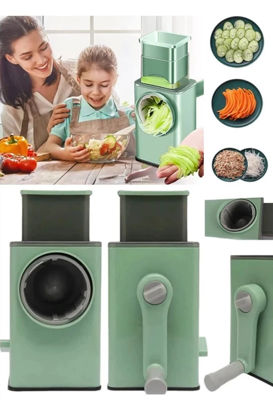 btmhome Sebze Meyve Dilimleyici, Sebze Kesici, Çelik Bıçaklı Çok Fonksiyonlu - 5