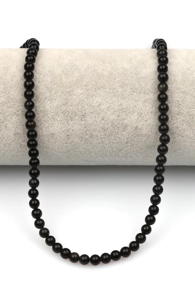 Rainbow Obsidyen Doğaltaş Dizi 4 mm Küre Kesim - Resim 2