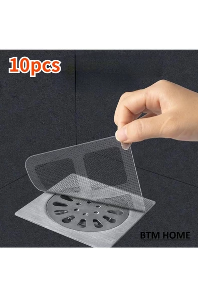 btmhome 10 Adet Pratik Banyo Mutfak Lavobo Gider Koruma Filtresi - 6