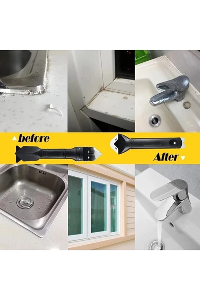 Btm Home 3'ü 1 Arada Fayans Derz Dolgu Kazıyıcı Sıyırıcı Silikon Sökücü Ve Uygulayıcı Aparatı - 4