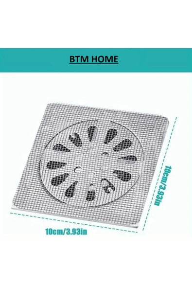 btmhome 10 Adet Pratik Banyo Mutfak Lavobo Gider Koruma Filtresi - 3