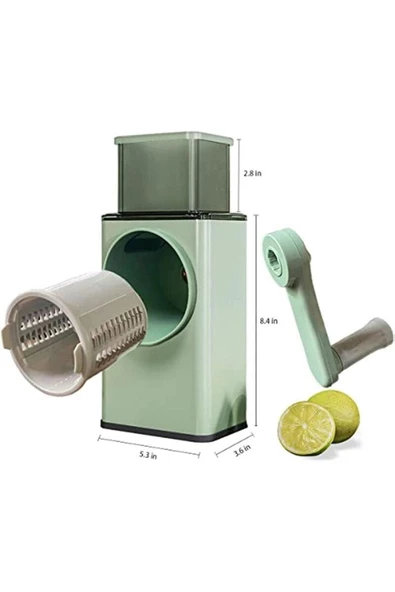 Btm Home Sebze Meyve Dilimleyici, Doğrayıcı, Sebze Kesici, Çelik Bıçaklı Çok Amaçlı - 3