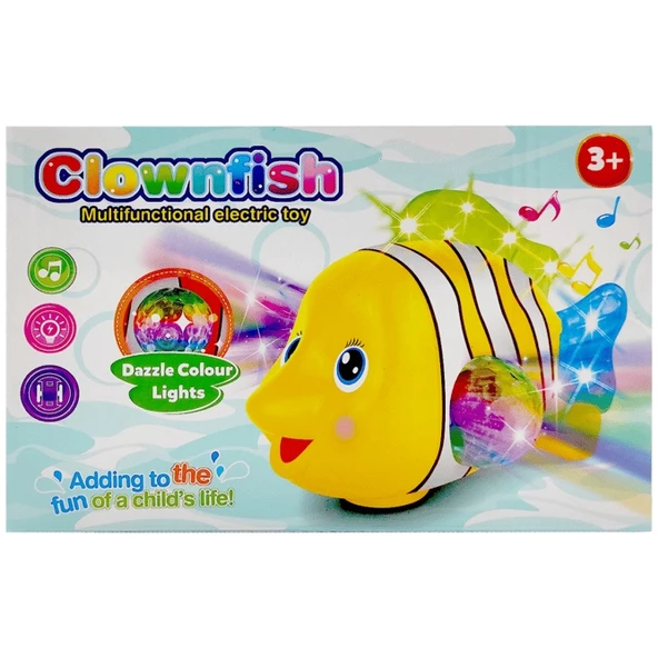 BabyDOOR Toys ZR143-1 Sesli Işıklı Hareketli Sevimli Balık