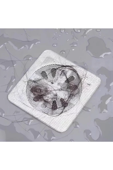 Btm Home 10 ADET Pratik Banyo Gider Süzgeci Saç Yakalayıcı Süzgeç Banyo Duş Gider Tıkanık Önleyici Süzgeç - 4