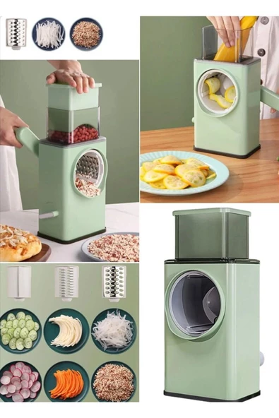 btmhome Sebze Meyve Dilimleyici, Sebze Kesici, Çelik Bıçaklı Çok Fonksiyonlu - 7