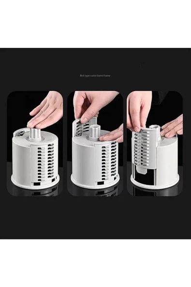 Btm Home Sebze Meyve Dilimleyici, Doğrayıcı, Sebze Kesici, Çelik Bıçaklı Çok Amaçlı - 4