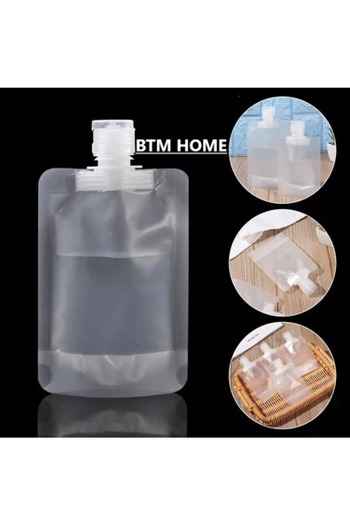 btmhome 3 Adet Pratik Doldurulabilir Sıvı Seyahat Kiti 100 ML - 3