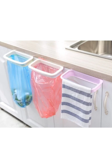 btmhome Dolap Kapağına Takılan Çöp Kovası Poşeti Tutucu - 3