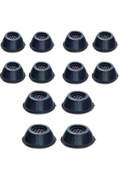 btmhome 4 lü x4 Paket Beyaz Eşya Makine ve Koltuk Yatak Masa Silikon Tabanlı Ses ve Yükseltici Titreşim Önleyici Ayak - 3