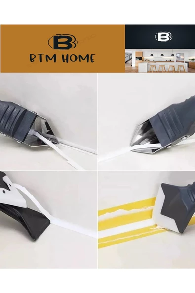 btmhome 3'ü 1 Arada Fayans Derz Dolgu Kazıyıcı Sıyırıcı Silikon Sökücü Ve Uygulayıcı Aparatı - 3