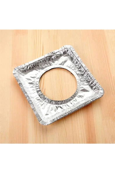 Btm Home 10 Adet Ocak Üstü Koruyucu Leke Önleyici Isıya Dayanıklı Ocak Izgara Koruyucu Folyo - 2