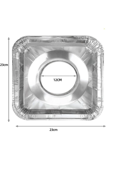 Btm Home 10 Adet Ocak Üstü Koruyucu Leke Önleyici Isıya Dayanıklı Ocak Izgara Koruyucu Folyo - 3