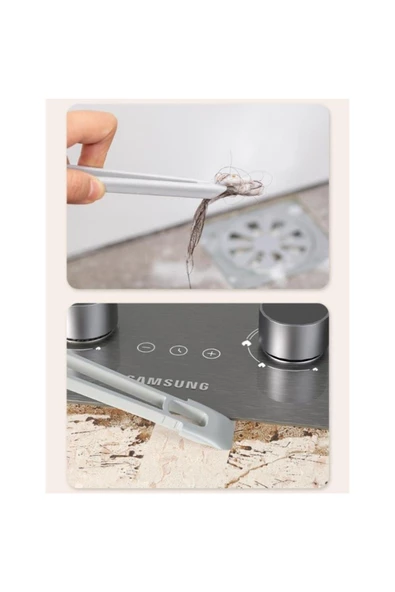 btmhome Pratik 360 Derece Dönebilen Temizlik Fırçası Cımbızlı - 5