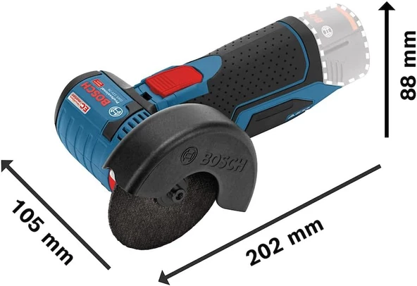 Bosch Professional GWS 12V-76 Akülü Taşlama Makinesi (Akü ve Şarj Cihazı Hariç) - 06019F2000 - Resim 4