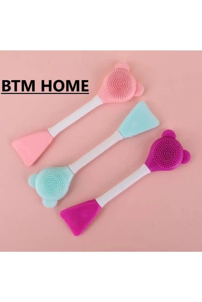 btmhome Silikon Yüz Temizleme Fırçası Maske Fırçası Ve Siyah Nokta Temizleyici Peeling Fırçası - 3