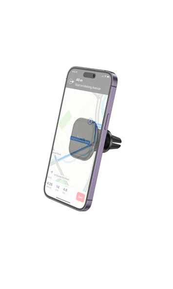 Araç Tutucu H29 Izgara Klipsli 360 Derece Dönebilen Manyetik Telefon Tutucu - Resim 3