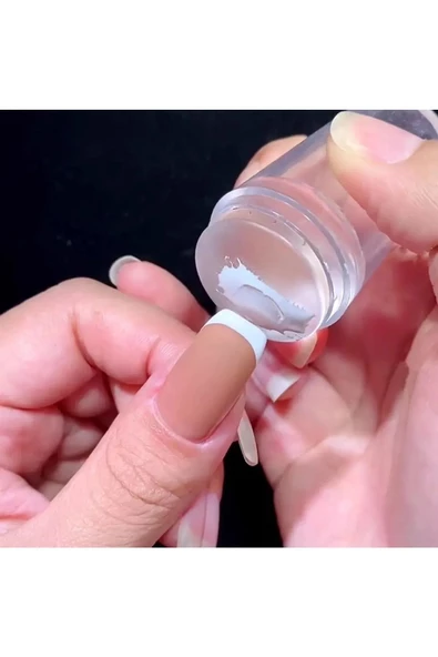 btmhome Pratik French Stamper ile Tırnak Süs Damgalama - 3