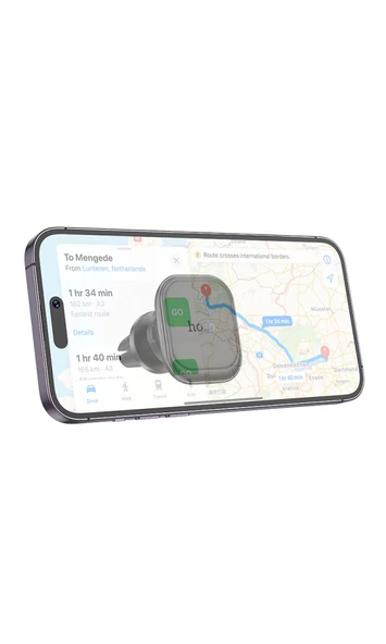 Araç Tutucu H29 Izgara Klipsli 360 Derece Dönebilen Manyetik Telefon Tutucu - Resim 4