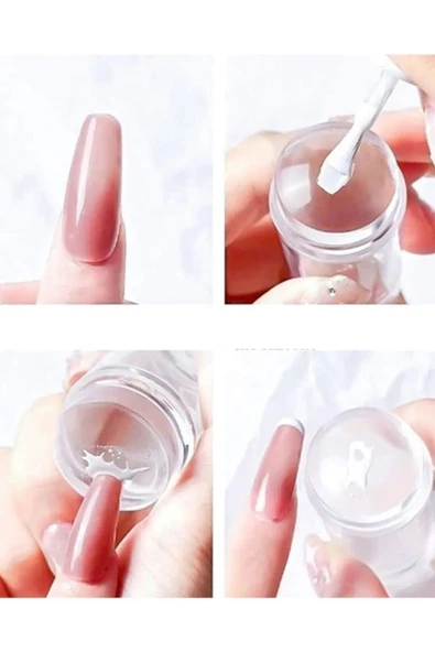btmhome Pratik French Stamper ile Tırnak Süs Damgalama - 2