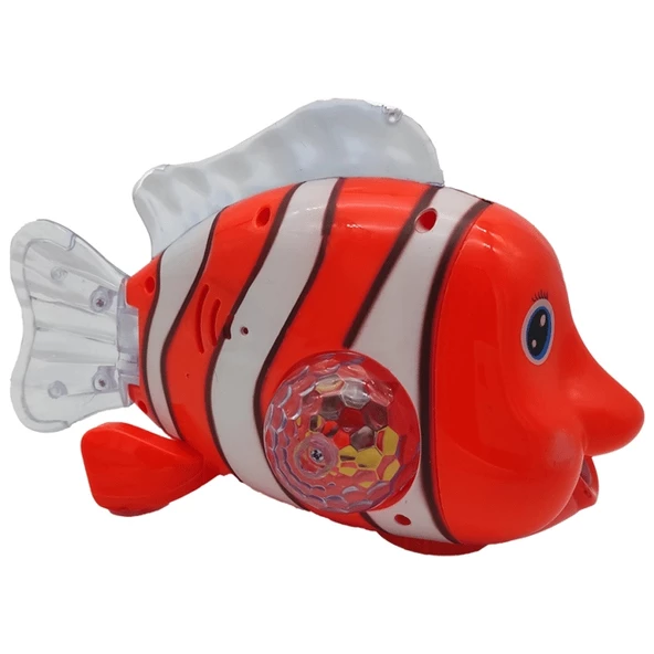 BabyDOOR Toys ZR143-1 Sesli Işıklı Hareketli Sevimli Balık - 7