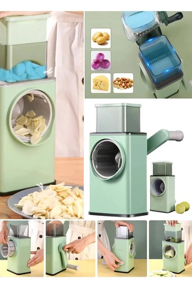 btmhome Sebze Meyve Dilimleyici, Sebze Kesici, Çelik Bıçaklı Çok Fonksiyonlu - 6