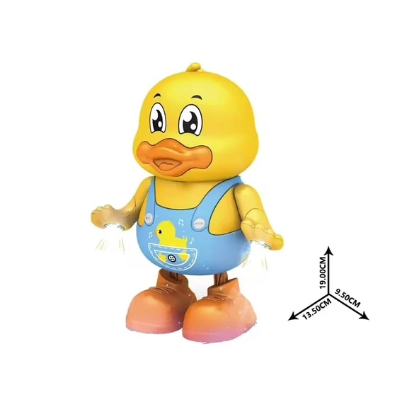 BabyDOOR Toys FS238-7A Sesli Işıklı Robot Ördek Duck Funny - 7