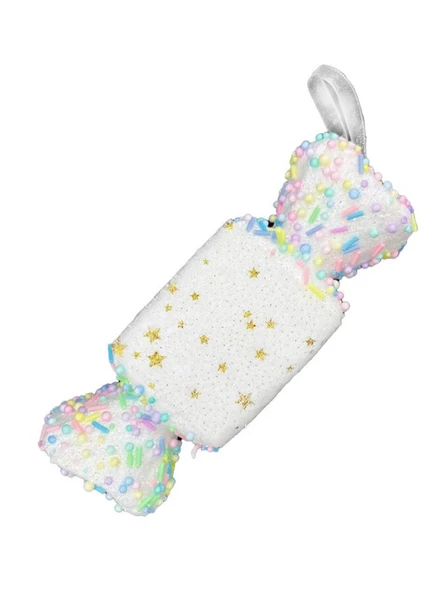 Yılbaşı Ağaç Süsü Şeker Beyaz 15 Cm - 2